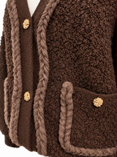 Load image into Gallery viewer, Sherpa Cardigan – Beige