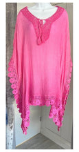 Load image into Gallery viewer, Crochet kaftan - pink

