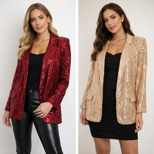 Load image into Gallery viewer, Sequin Blazer