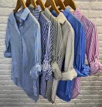 Load image into Gallery viewer, Stripe cotton shirt
