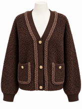 Load image into Gallery viewer, Sherpa Cardigan – Beige
