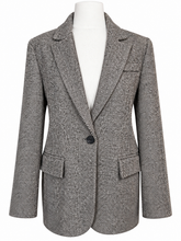 Load image into Gallery viewer, Tweed Blazer - Brown

