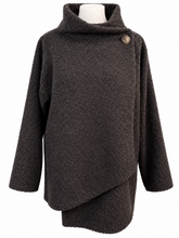 Load image into Gallery viewer, Fluffy Asymmetric Wrap Jacket
