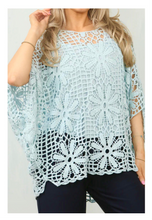 Load image into Gallery viewer, Crochet tops - mint
