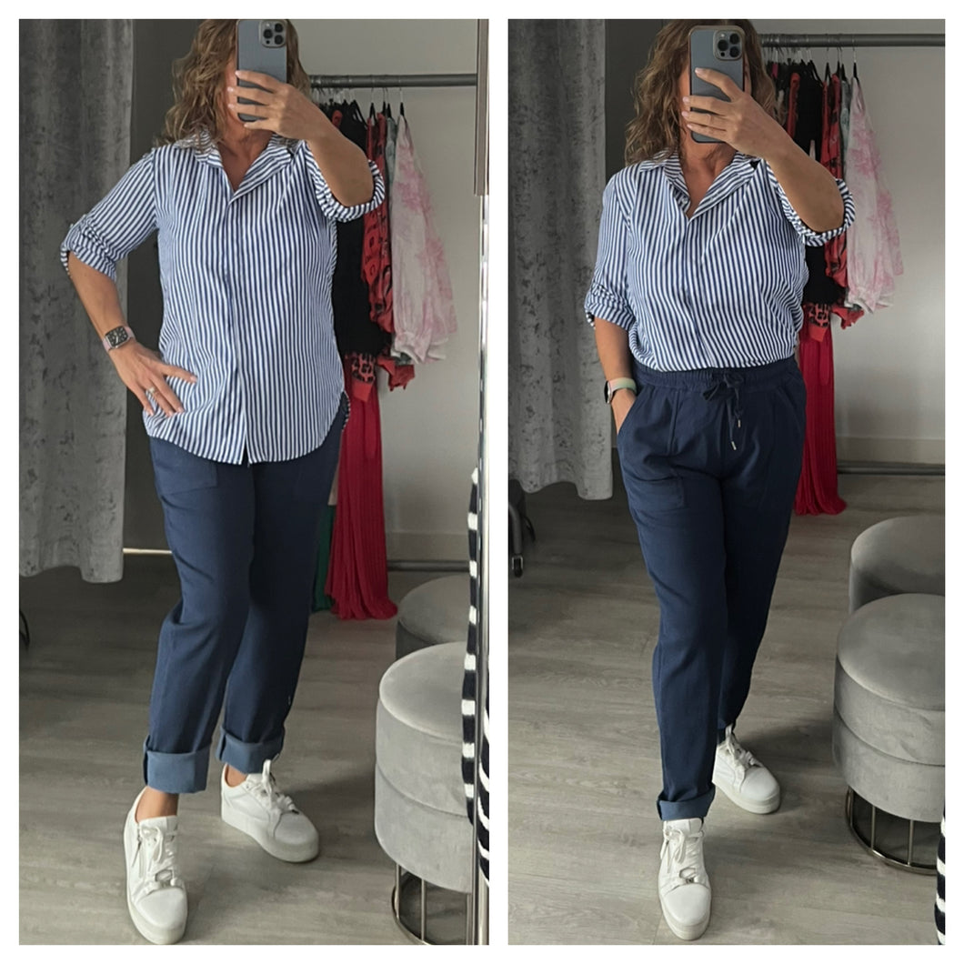 Stripe cotton shirt