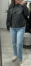 Load image into Gallery viewer, Leatherette black jacket
