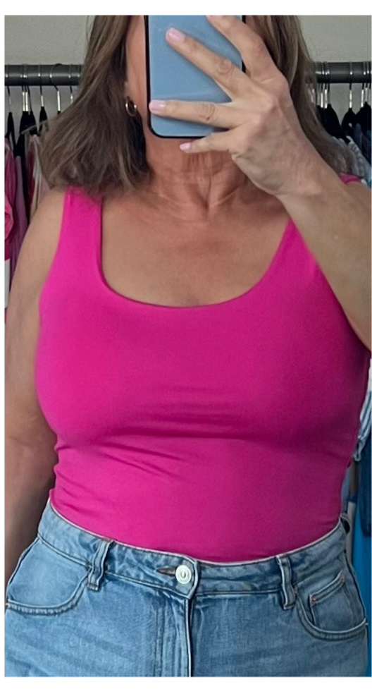 Zina top -  Fuchsia