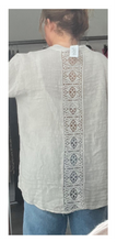 Load image into Gallery viewer, Linen detail shirt - stone
