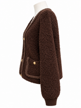 Load image into Gallery viewer, Sherpa Cardigan – Beige
