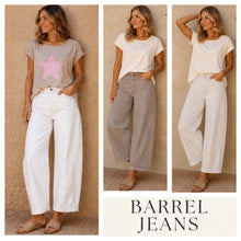 Load image into Gallery viewer, Barrel jeans - latte
