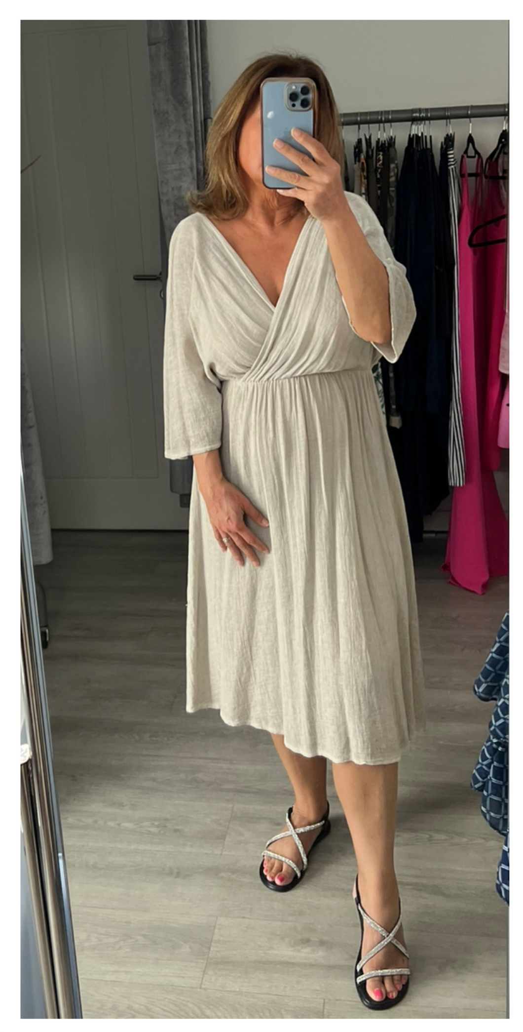 Ella dress - stone