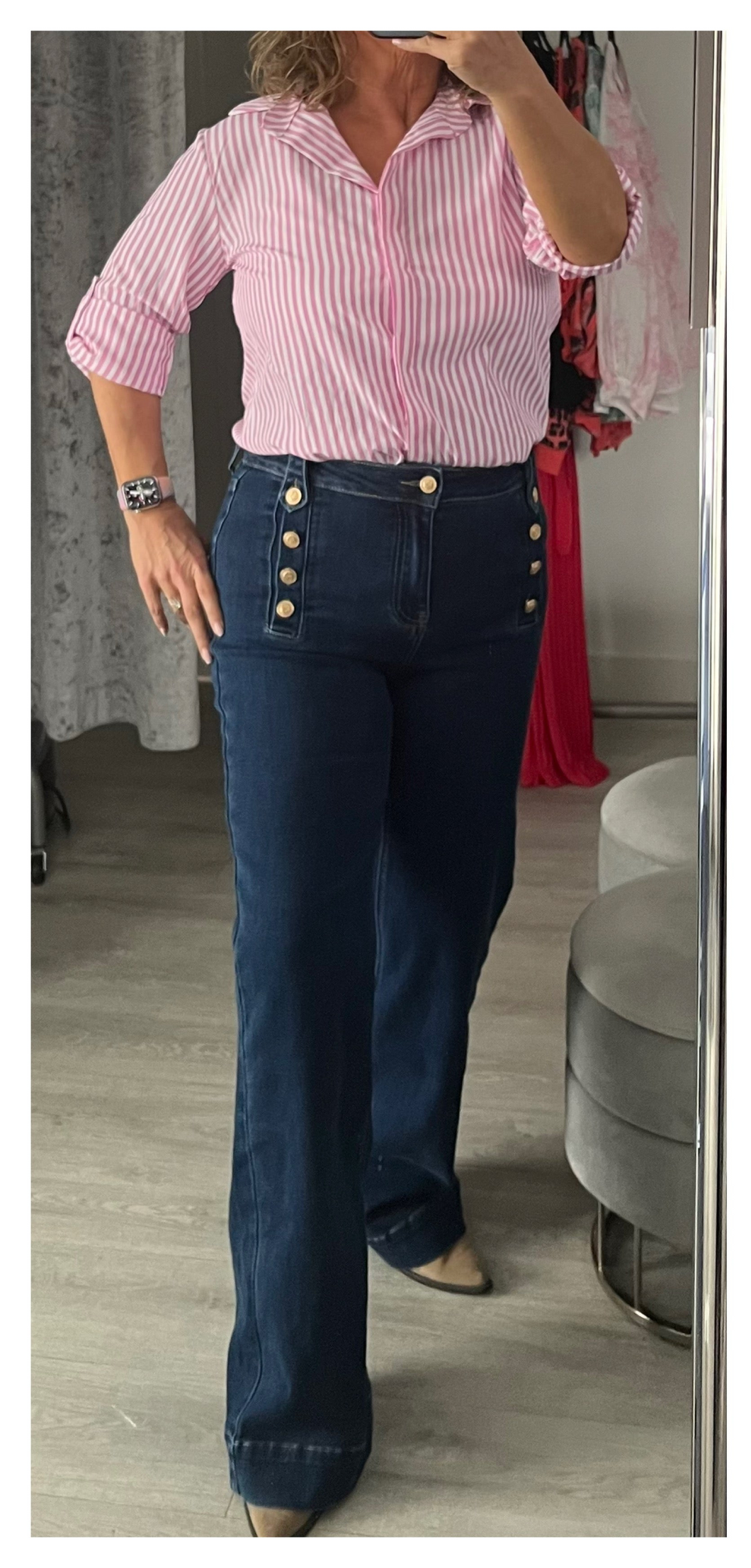 Billi Button Jeans