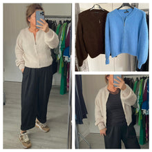 Load image into Gallery viewer, Krista zip cardie
