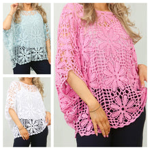 Load image into Gallery viewer, Crochet tops - mint

