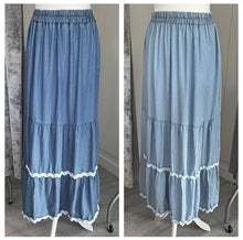Load image into Gallery viewer, Deni Skirt - light denim style
