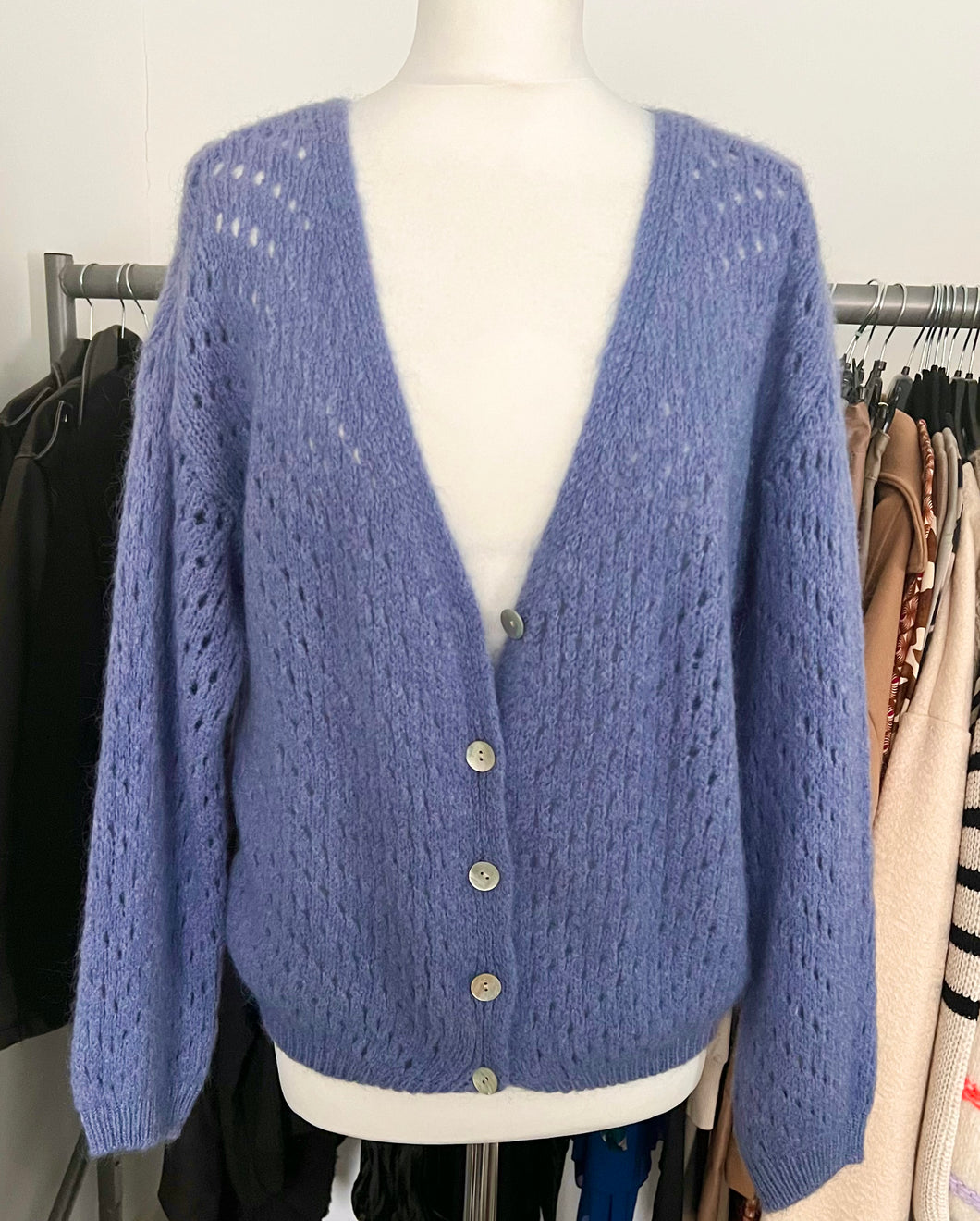 Eliza cardigan - cornflower blue