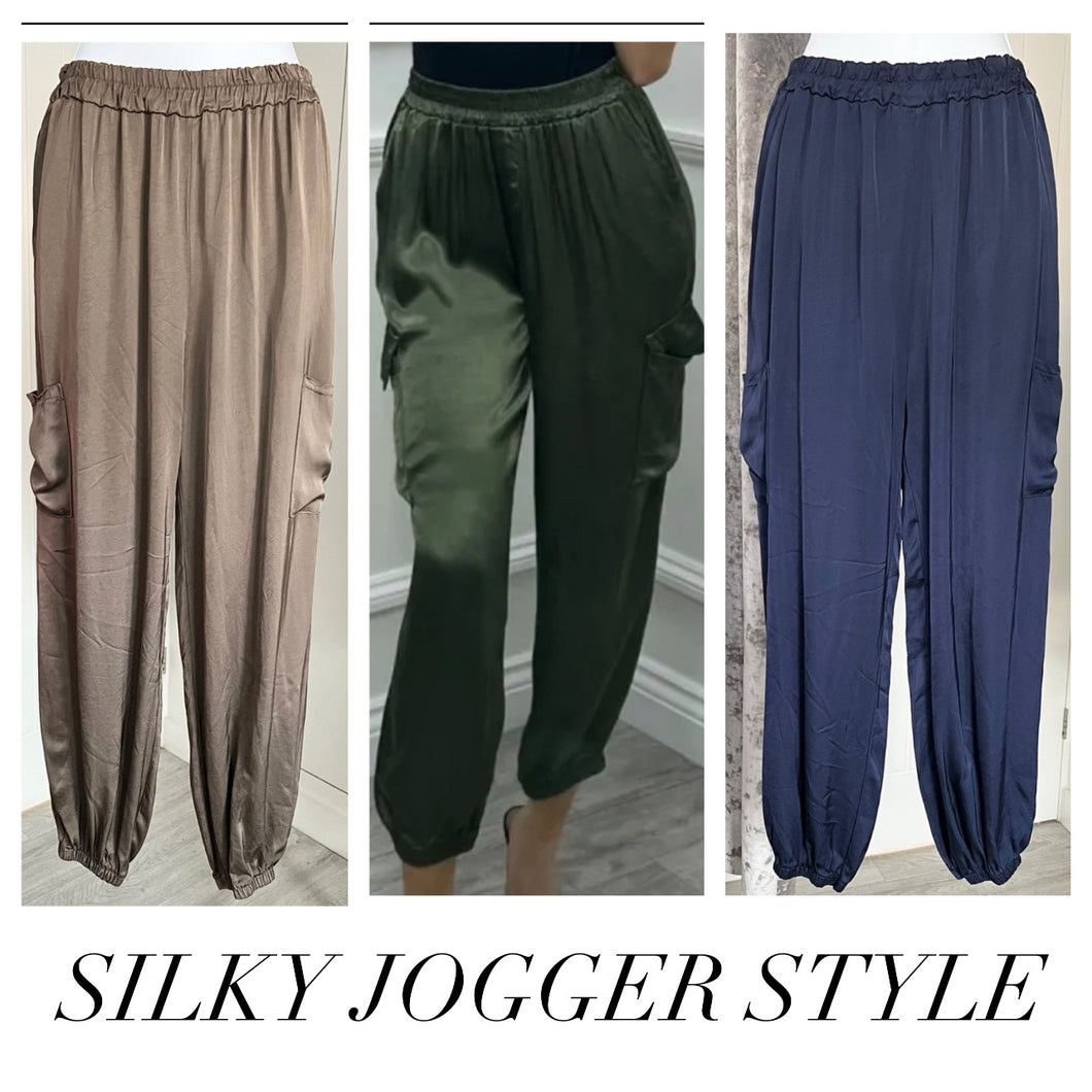 Silky joggers