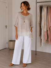 Load image into Gallery viewer, Linsilk top - beige
