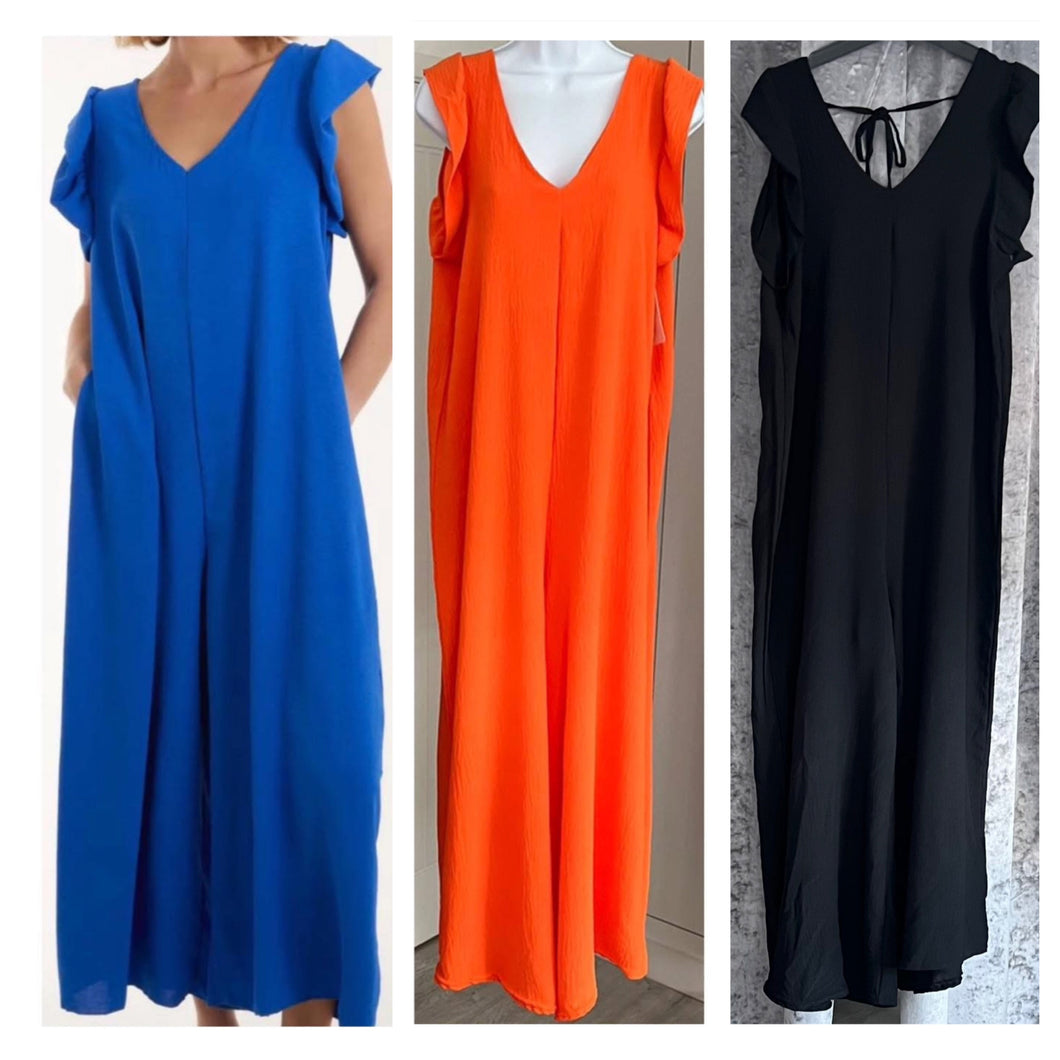 Wide leg jumpsuit