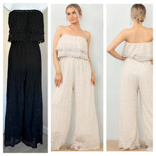 Load image into Gallery viewer, Lace jumpsuit - black
