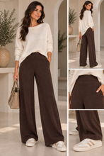 Load image into Gallery viewer, Wide Leg Knit - Chocolate
