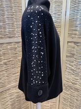 Load image into Gallery viewer, Elisia - Pearl &amp; Sparkle Detail Knit - Black

