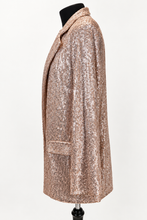 Load image into Gallery viewer, Sequin Blazer - Wine

