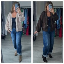 Load image into Gallery viewer, Shearling Cardie/Jumper
