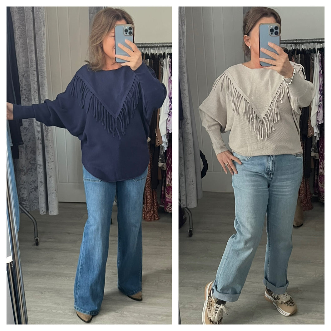 Fringe knit