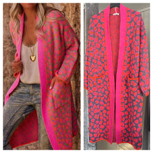 Load image into Gallery viewer, Leop print cardie
