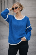 Load image into Gallery viewer, Contrast jumpers - blue

