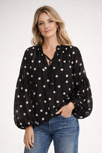 Load image into Gallery viewer, Dottie blouse - Black
