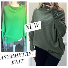 Load image into Gallery viewer, Asymmetric knit
