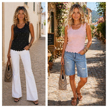 Load image into Gallery viewer, Studded scalloped top
