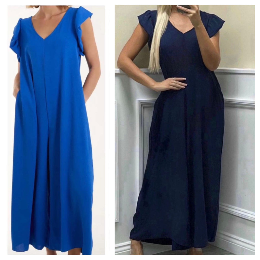 Wide leg jumpsuit