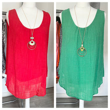Load image into Gallery viewer, Sleeveless necklace top
