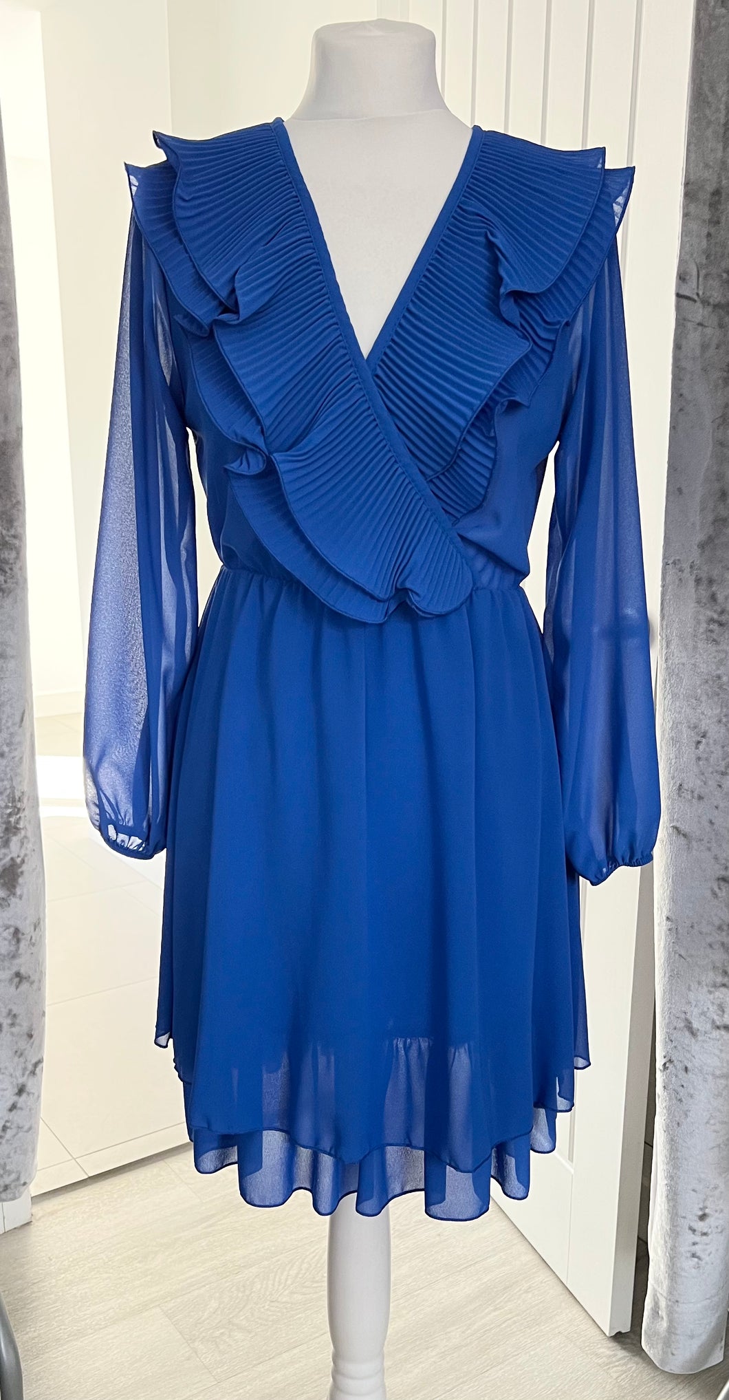Erin dress - royal blue