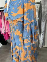 Load image into Gallery viewer, Carly dress - blue/orange
